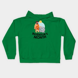 April - Inventor's Month Kids Hoodie